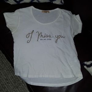 Zara white romantic embroidered  cropped t-shirt S